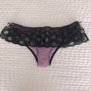 Agent Provocateur bottoms, lace overlay side slits